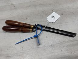 2 BUCK BROS. GOUGE CHISELS - 1/4" & 5/8"