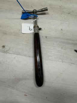 PIANO TUNERS WRENCH - ROSEWOOD HANDLE