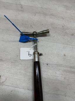 PIANO TUNERS WRENCH - ROSEWOOD HANDLE