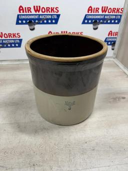 3 Gallon Two Tone Stoneware Crock