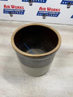 3 Gallon Two Tone Stoneware Crock