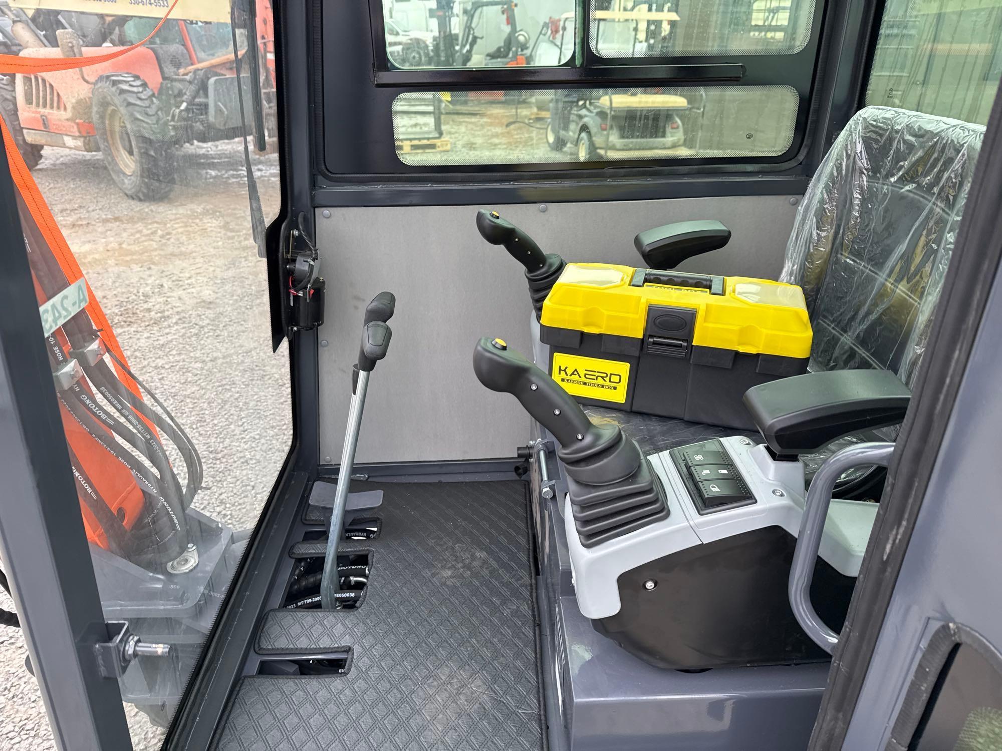 (Inv.42309) New Unused 2024 Agt MY50R Mini Excavator, Swing Boom, Enclosed Cab SN# MY50R2024X0000087