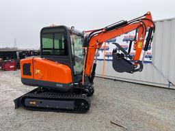 (Inv.42309) New Unused 2024 Agt MY50R Mini Excavator, Swing Boom, Enclosed Cab SN# MY50R2024X0000087