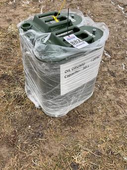 2 New Unused Metal Gas Cans