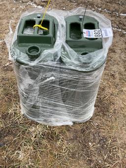2 New Unused Metal Gas Cans
