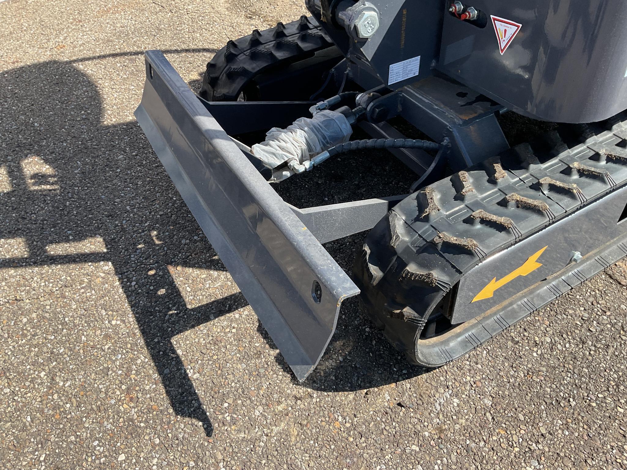 New Unused AGT Model MX12R Mini Excavator, 13.5 Hp Gas Engine, Blade, Bucket, Pilot Controls