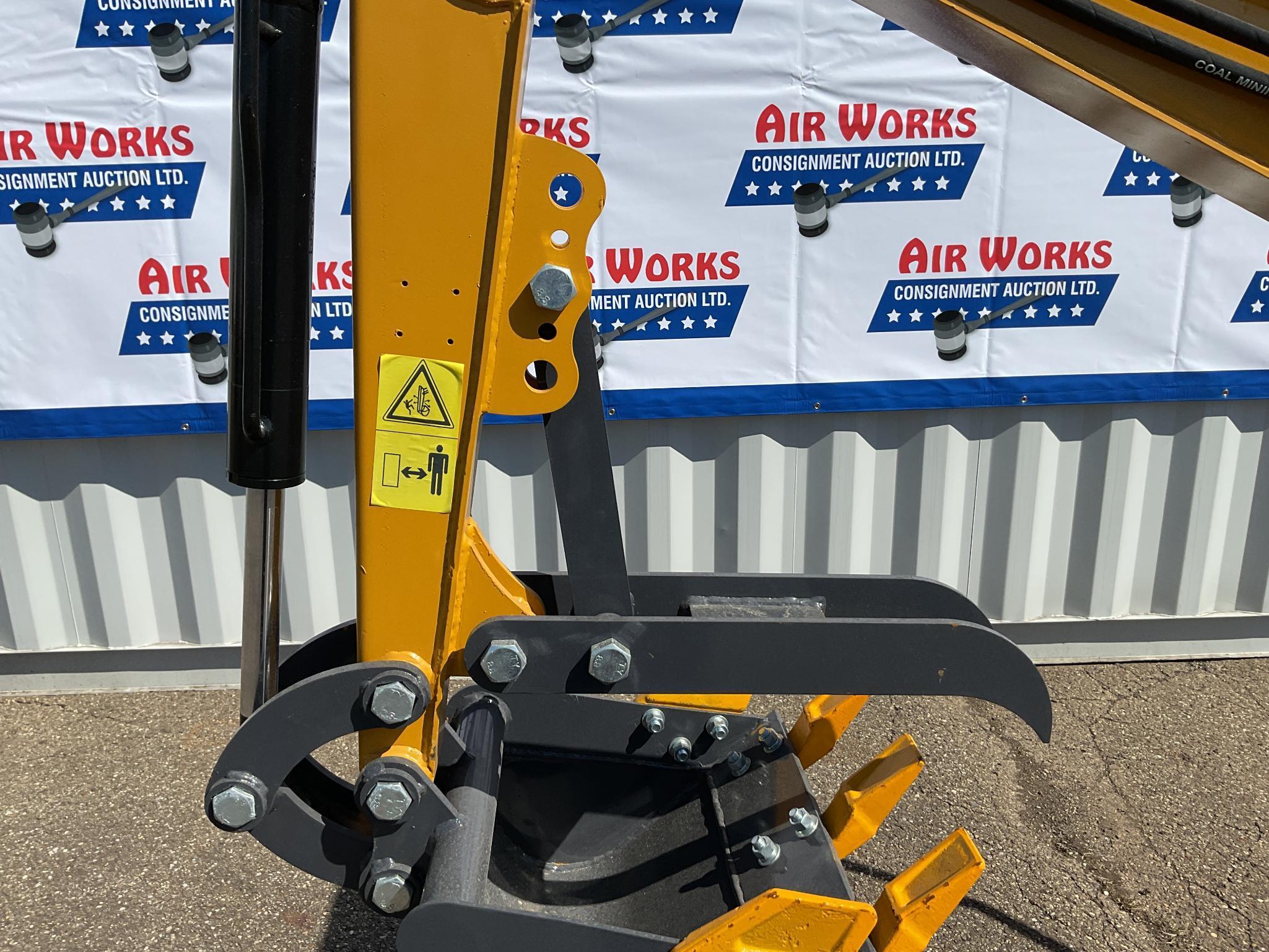 New Unused AGT Model MX12R Mini Excavator, 13.5 Hp Gas Engine, Blade, Bucket, Pilot Controls