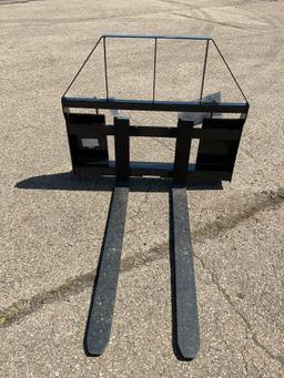 New Unused AGT Model SAII100 Quick Attach Pallet Skid Loader Attachment