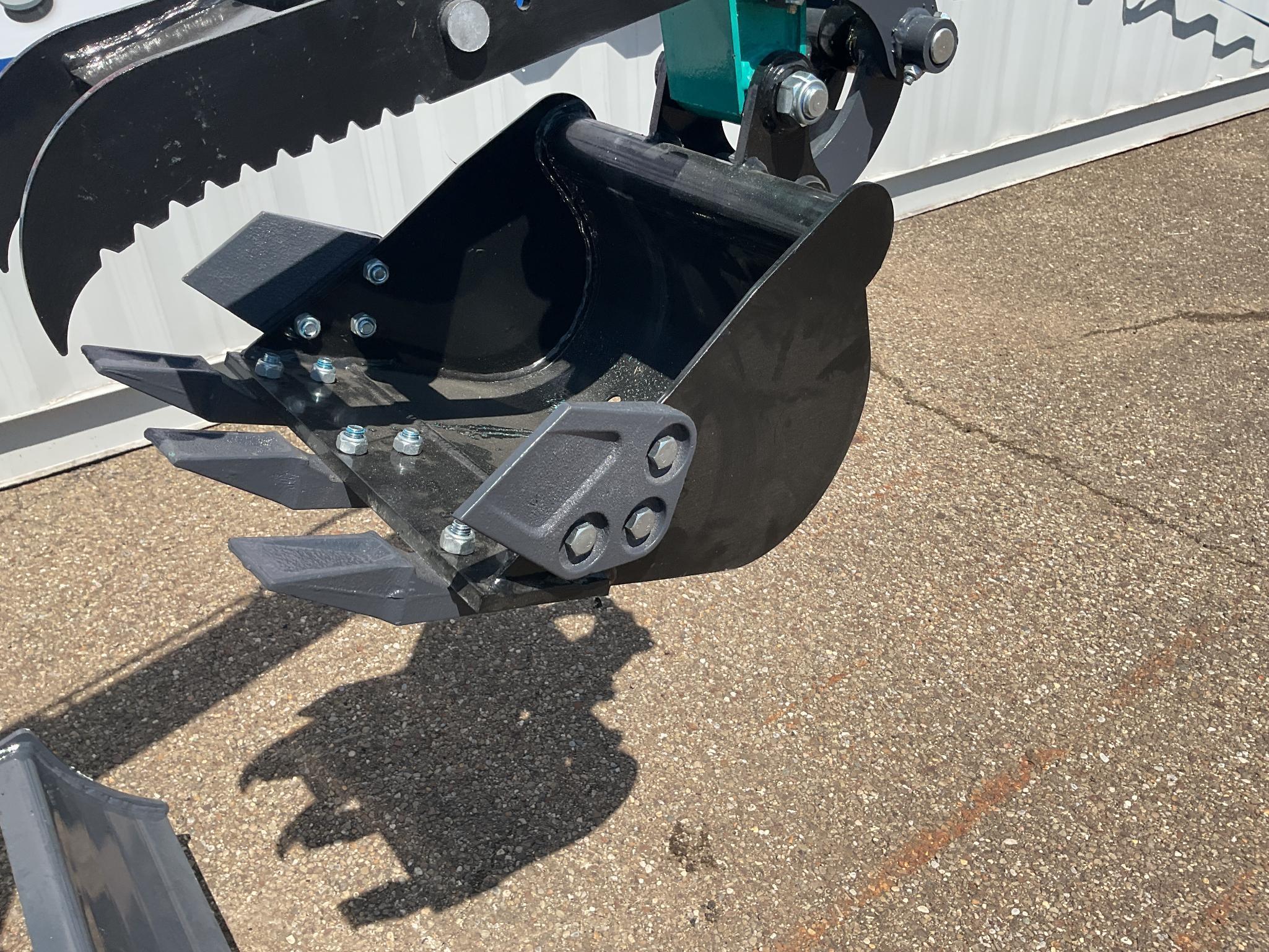 New Unused AGT Model QH12R Mini Excavator, Rubber Tracks, 13.5 Hp gas Engine, Manual Thumb, Blade