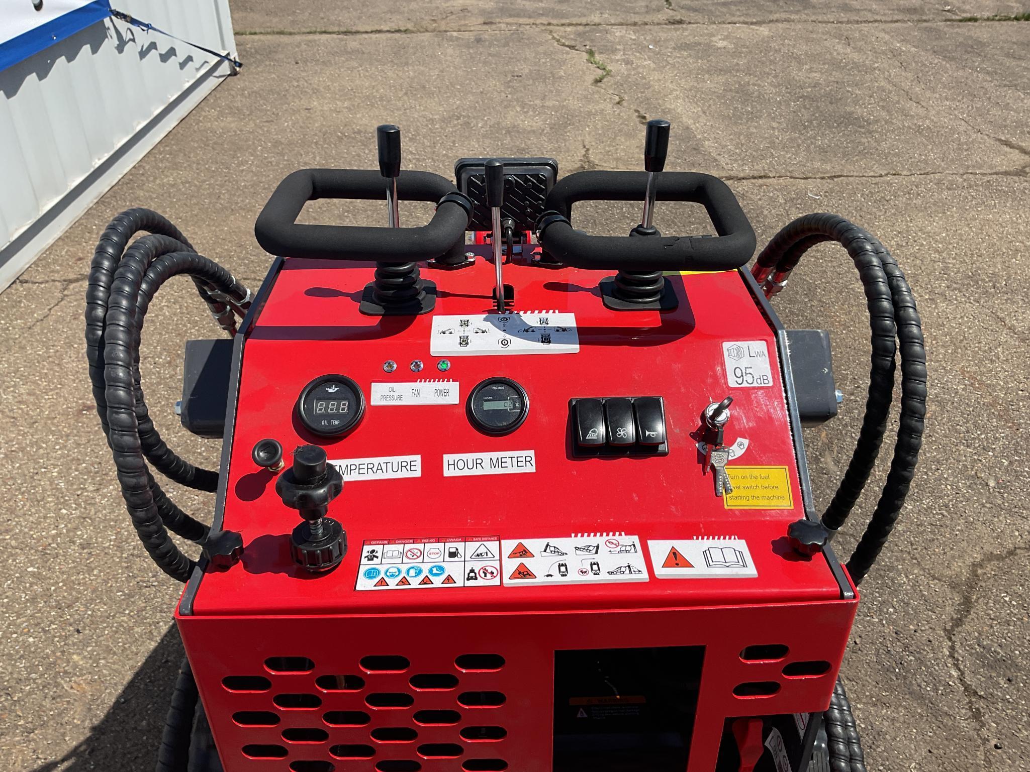 New Unused AGT Model YSRT14 Compact Track Loader, 13.5 Hp Gas Engine Bucket, Aux. Hyd, Rubber Tracks