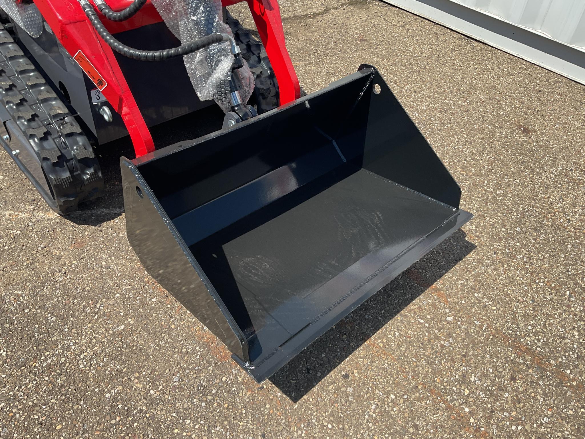 New Unused AGT Model YSRT14 Compact Track Loader, 13.5 Hp Gas Engine Bucket, Aux. Hyd, Rubber Tracks
