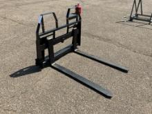 New Unused AGT Model JDCPF48-4400-FF Fork Attachment, 4400 Lbs. Capacity