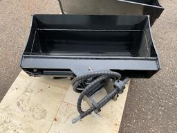 New Unused GIYI 3T Hydraulic Tilt Excavator Bucket To Fit Cat 3 Ton Excavator