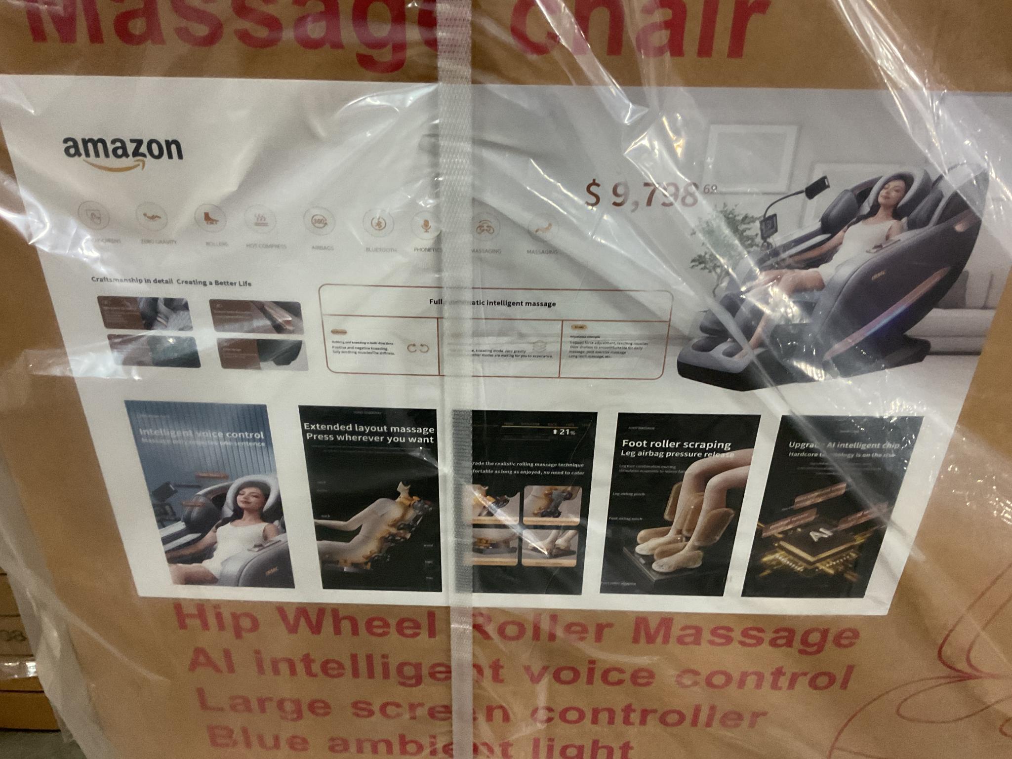 New Unused 2025 IR Model IRMC High End Massage Chair, AI Intelligent Voice Control, Large Screen