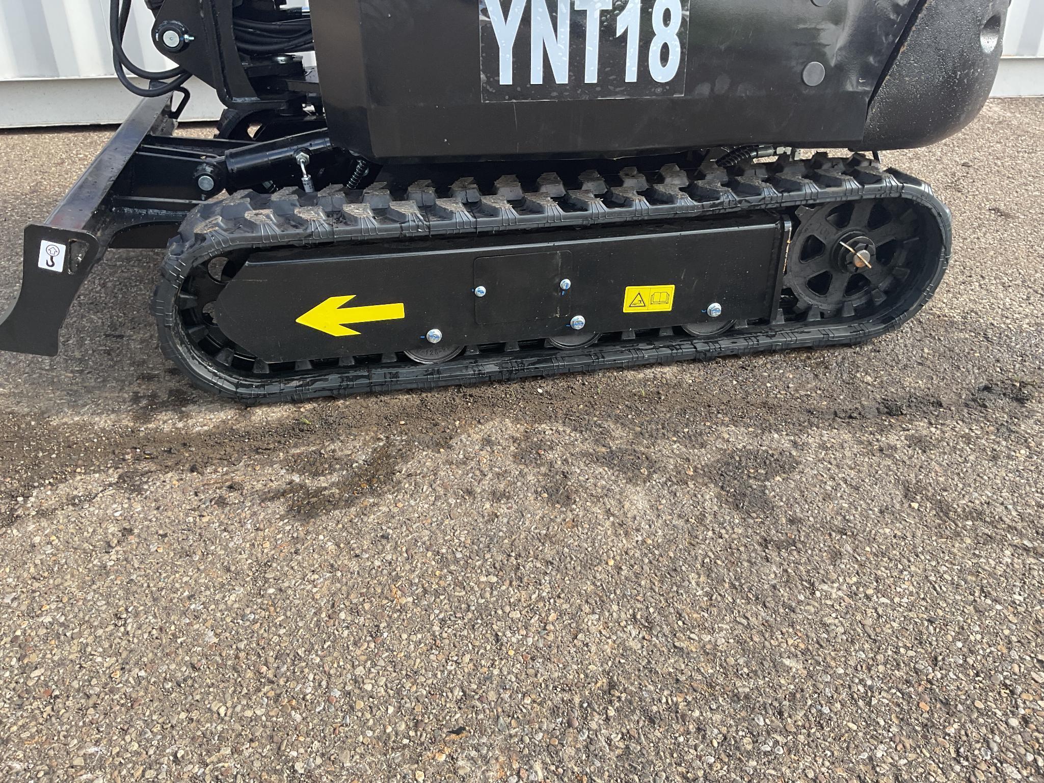 New Unused AGT Model YNT18 Mini Excavator, Yanmar Diesel Engine, Swing Boom, Manual Thumb, Aux. Hyd