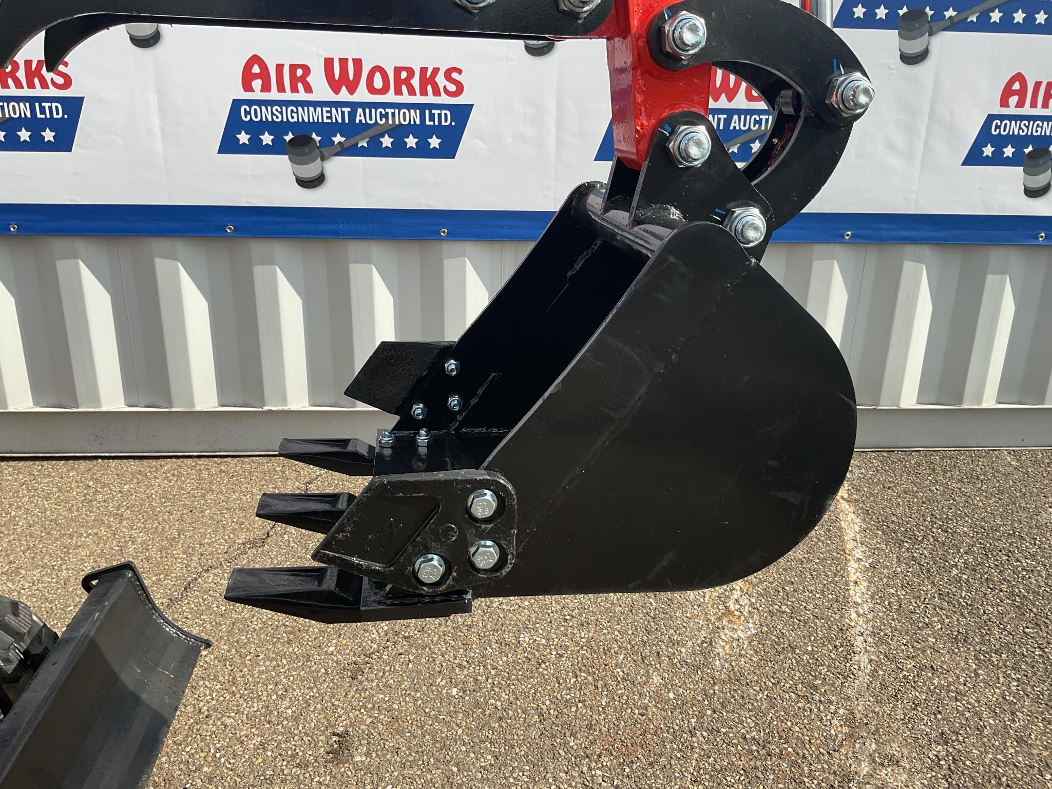 New Unused AGT Model YNT18 Mini Excavator, Yanmar Diesel Engine, Swing Boom, Manual Thumb, Aux. Hyd