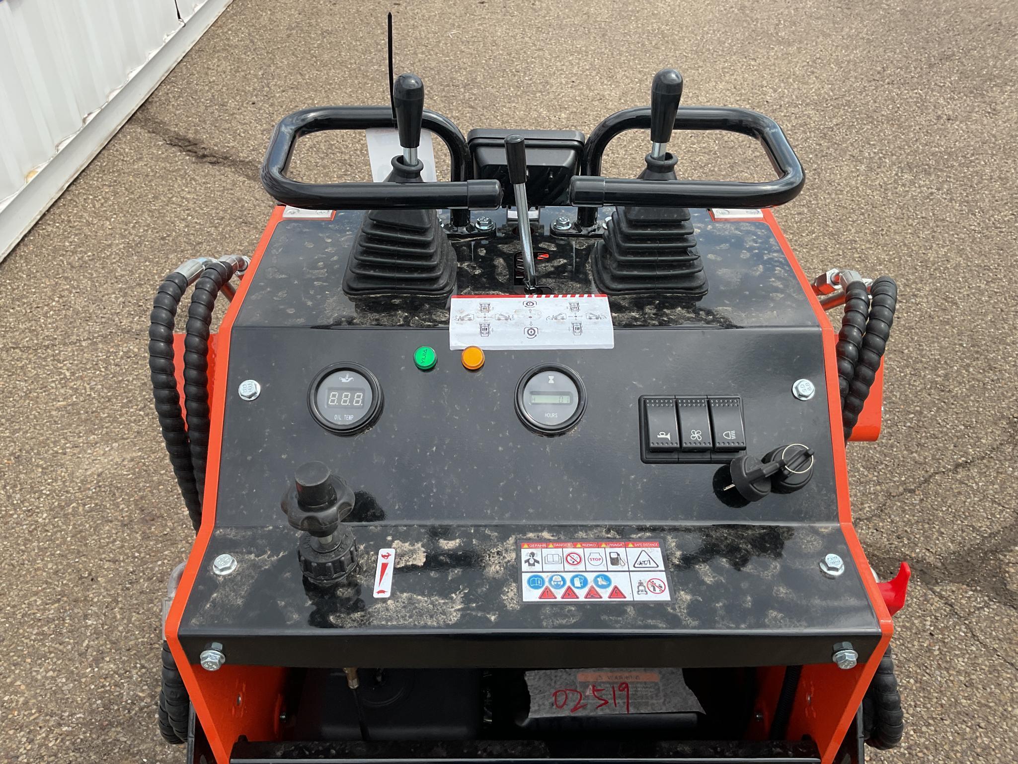 New Unused EGN Model EG36C Compact Track Loader, 15 Hp Gas Engine, 40" Bucket, Aux. Hydraulics