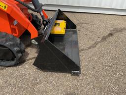 New Unused EGN Model EG36C Compact Track Loader, 15 Hp Gas Engine, 40" Bucket, Aux. Hydraulics