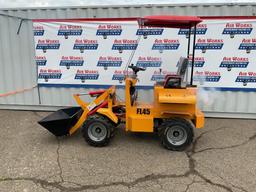 New Unused Fland Model FL45 Articulated Wheel loader, 13 Hp Gas Engine, 4 Wheel Drive, LED Lights