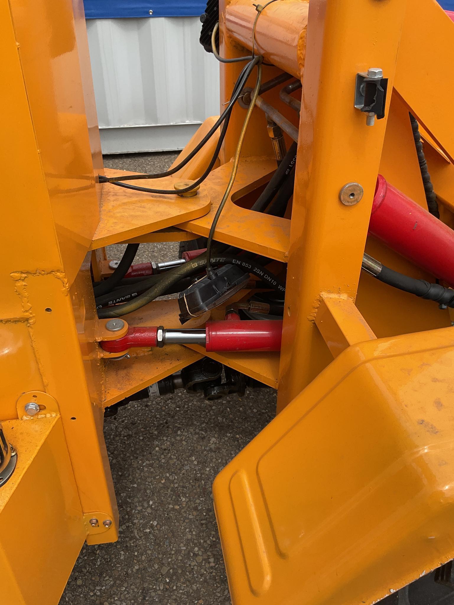 New Unused Fland Model FL45 Articulated Wheel loader, 13 Hp Gas Engine, 4 Wheel Drive, LED Lights