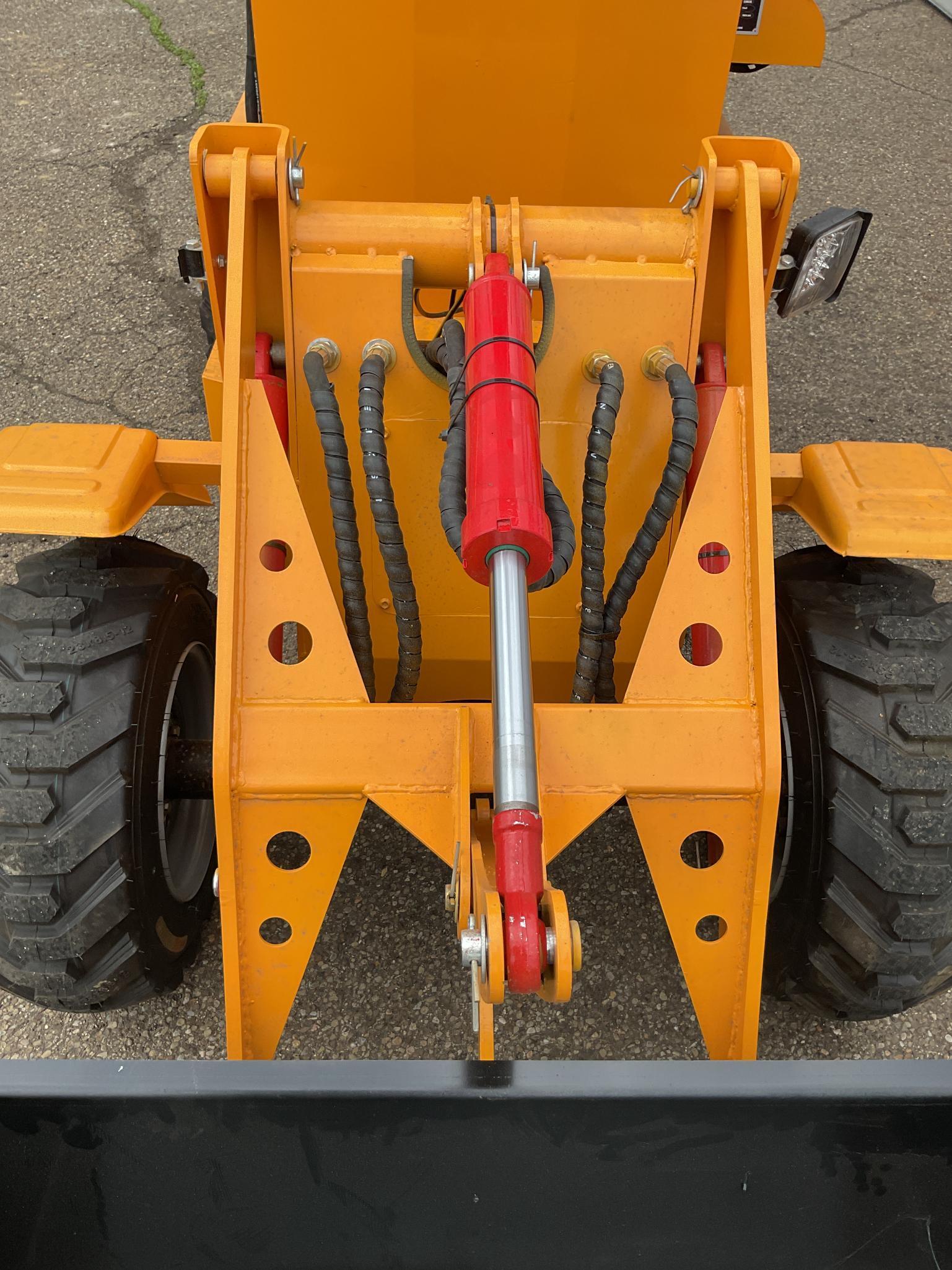 New Unused Fland Model FL45 Articulated Wheel loader, 13 Hp Gas Engine, 4 Wheel Drive, LED Lights