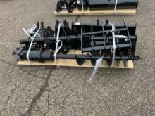 New Unused Miva 9 Pc. Mini Excavator Attachment Set