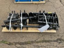 New Unused Miva 9 Pc. Mini Excavator Attachment Set