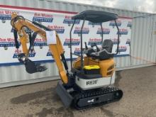 New Unused IR Model IRE20 Mini Excavator, 23 Hp Yanmar Diesel, Swing Boom, Hydraulic Thumb
