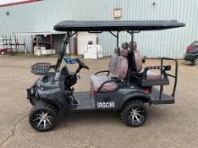 New Unused 2025 IR Model IRGC80 Electric Golf Cart, 60 Volt, 12" Off Road Tires, 4 Luxury Seats