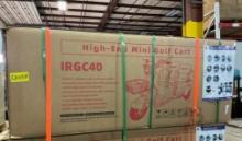 New Unused 2025 IR Model IRGC40 Electric Mini Golf Cart, 60 Volt, 3 Speed,