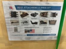 New Unused IREAS 11 Pc. Mini Excavator Attachment Set