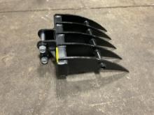 New Unused IR Rake Mini Excavator Attachment