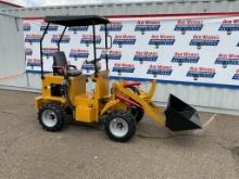 New Unused AGT Model KRW23 Articulated Wheel loader, 23 Hp Gas Engine, 4 Wheel Drive, LED Lights