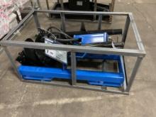 New Unused GIYI Model ECAG Hydraulic Auger Skid Loader Attachment with 8",12" and 16" Bits