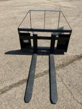 New Unused AGT Model SAII100 Quick Attach Pallet Skid Loader Attachment
