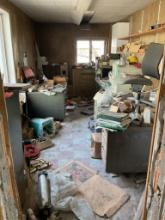 Contents Of Office Including 2 Metal Office Desks, 4 File Cabinets, Located In Heuvelton, Ny.