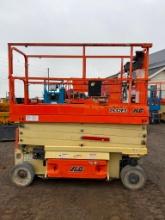 2018 JLG Model 2632 ES Scissor Lift, 26' Platform Height, 24 Volt, Located In Apple Creek, Ohio