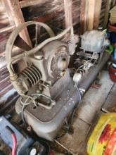 The United States Air Compressor Co. Stationary Air Compressor, Located In Wooster, Ohio