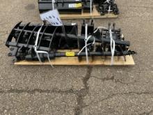 New Unused Miva 9 Pc. Mini Excavator Attachment Set