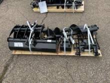 New Unused Miva 9 Pc. Mini Excavator Attachment Set