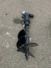 New Unused Miva Mini Excavator Hydraulic Auger Attachment, 16" Auger Bit