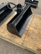 New Unused MIVA 40" Tilting Bucket Mini Excavator Attachment