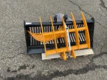 New Unused Miva 3 Pc. Mini Excavator Attachment Set, Includes Rake, Ripper and 32" Sand Bucket