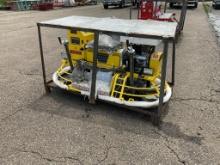 New Unused Fland Model FL-2 Ride On Trowel, 13 Hp Gas Engine, Transport Wheels, LED Work Lights