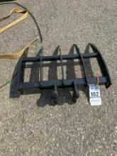 New Unused Miva Rake Mini Excavator Attachment