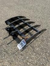 New Unused Miva Rake Mini Excavator Attachment