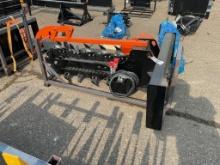 New Unused GIYI Model GY-D39F Trencher Skid Loader Attachment, 8" Trenching Width