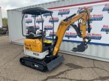 New Unused IR Model IRE20 Mini Excavator, 23 Hp Yanmar Diesel, Swing Boom, Hydraulic Thumb