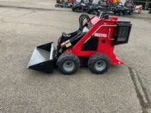 New Unused MMS Model MS36CJ Mini Skid loader, 13.5 Hp Gas Engine, 40" Bucket, Aux. Hydraulics