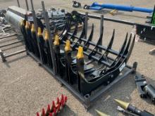 New Unused GIYI Model GY-GLC72C Log Grabble Skid Loader Attachment, 72" Wide